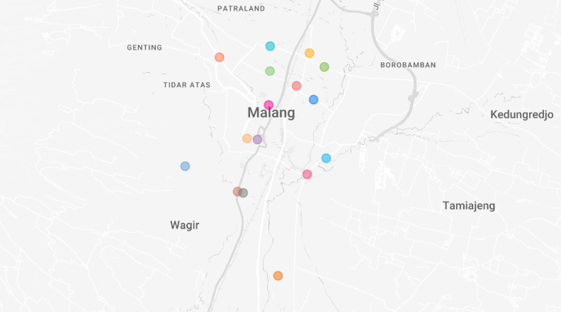 Peta Puskesmas Malang